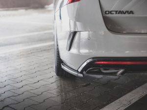 Maxton Design Skoda Octavia VRS Rear Spats v1 - Gloss (Mk4 2019-2024)