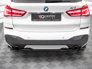 Maxton Design BMW X1 Rear Splitter - Gloss (F48 Msport 2015-2022)