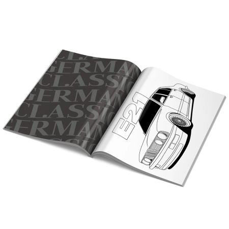 Revoke German Classic Cars Coloring Book - German Cars 5 Revoke German Classic Cars Coloring Book - German Cars - Image 5