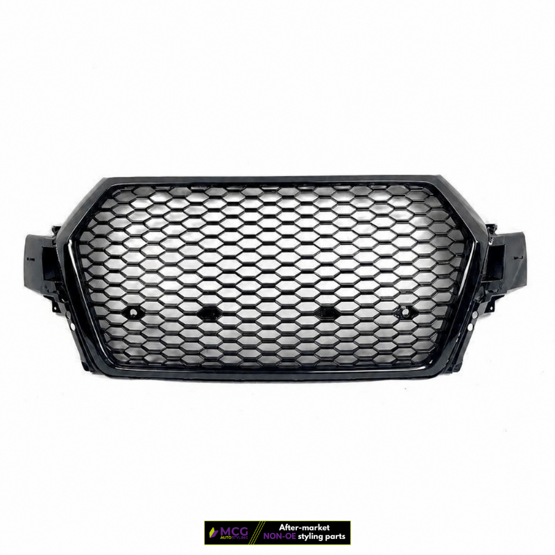 Audi Q7 Grille – RS Style Gloss Black Honeycomb (Mk2 2015-2020) 3 Audi Q7 Grille – RS Style Gloss Black Honeycomb (Mk2 2015-2020) - Image 3