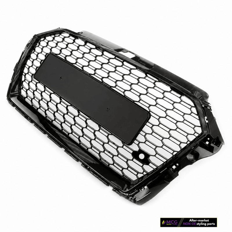 Audi A3 Grille – RS Style Gloss Black Honeycomb (8V 2016-2019) 3 Audi A3 Grille – RS Style Gloss Black Honeycomb (8V 2016-2019) - Image 3