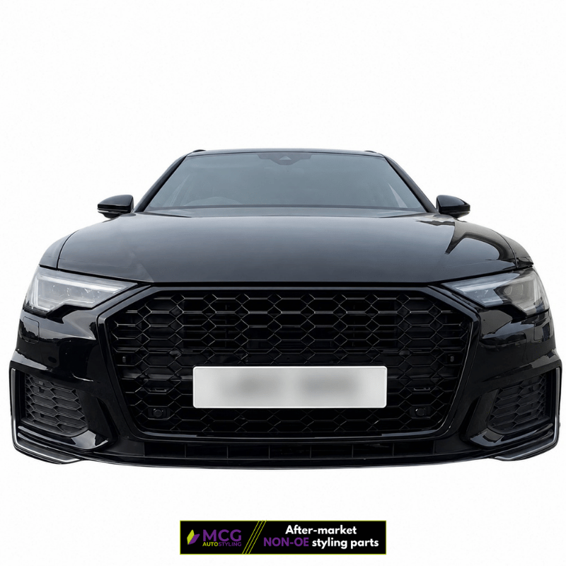 Audi A4 Grille – RS Style Gloss Black Honeycomb (B9 2015-2019) 5 Audi A4 Grille – RS Style Gloss Black Honeycomb (B9 2015-2019) - Image 5