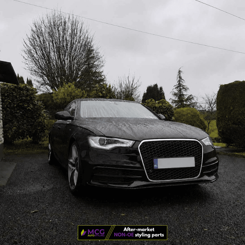 Audi A4 Grille – RS Style Gloss Black Honeycomb (B8.5 2012-2015) 2 Audi A4 Grille – RS Style Gloss Black Honeycomb (B8.5 2012-2015) - Image 2