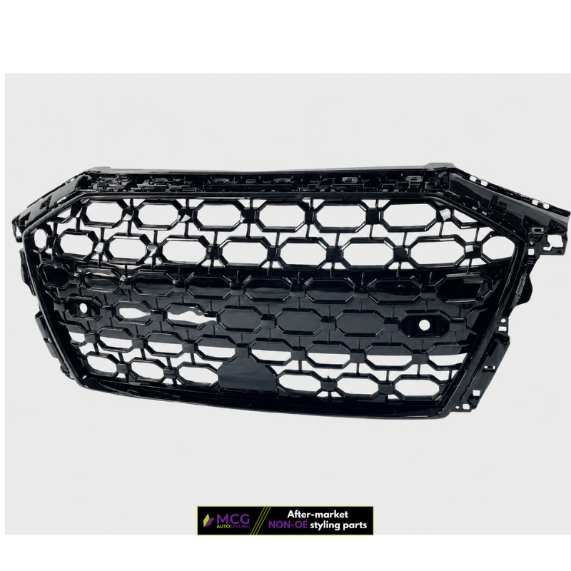 Audi A3 Grille – RS Style Gloss Black Honeycomb (8Y 2019-2020) 4 Audi A3 Grille – RS Style Gloss Black Honeycomb (8Y 2019-2020) - Image 4