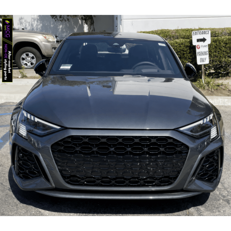 Audi A3 Grille – RS Style Gloss Black Honeycomb (8Y 2019-2020) 3 Audi A3 Grille – RS Style Gloss Black Honeycomb (8Y 2019-2020) - Image 3