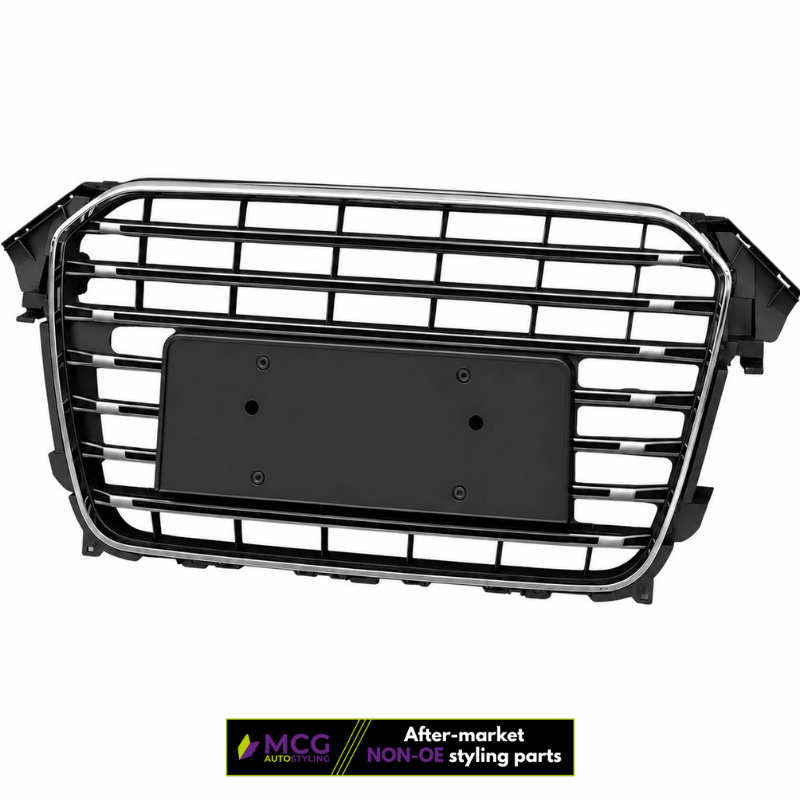 Audi A4 Grille – S Style Grey/Chrome Grill (B8.5 2012-2015) 2 Audi A4 Grille – S Style Grey/Chrome Grill (B8.5 2012-2015) - Image 2