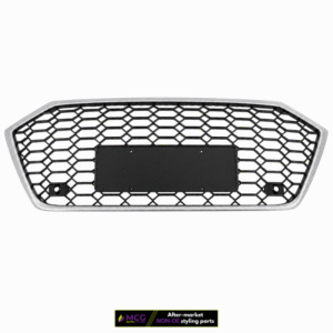 Audi A7 Grille – RS Style Gloss Black / Chrome Honeycomb (C8 2019-2021)