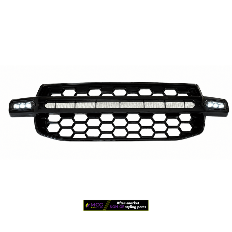 Ford Ranger Raptor Style Grill - T9 3 Point Side LED's (2023+) 1 Ford Ranger Raptor Style Grill - T9 3 Point Side LED's (2023+)