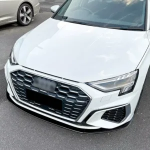 Auto-Styles Audi A3 S-line Front Splitter - Gloss Black (8Y 2020-2026)