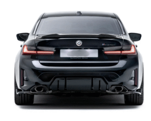 BMW G20 LCI Msport Rear Diffuser -  Gloss Wide Single L&R Diffuser