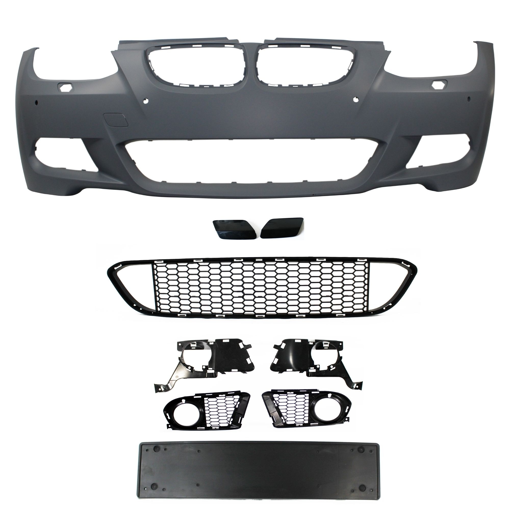 BMW 3 Series E92 Front Bumper - Msport Style (2006-2009) 3 BMW 3 Series E92 Front Bumper - Msport Style (2006-2009) - Image 3