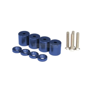 TEGIWA - Bonnet Spacers 37mm M8 - Blue 8 TEGIWA - Bonnet Spacers 37mm M8
