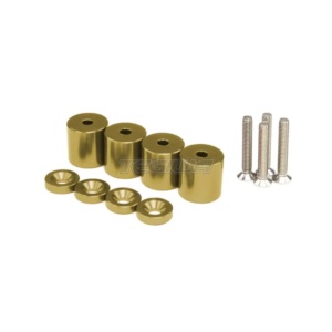TEGIWA - Bonnet Spacers 37mm M8 - Gold 7 tegiwa bonnet spacers 37mm m8 gold washers bolts nuts 555