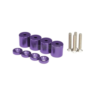 TEGIWA - Bonnet Spacers 37mm M8 - Purple 7 tegiwa bonnet spacers 37mm m8 purple washers bolts nuts 123