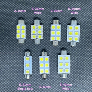 LED Festoon Bulbs - White
