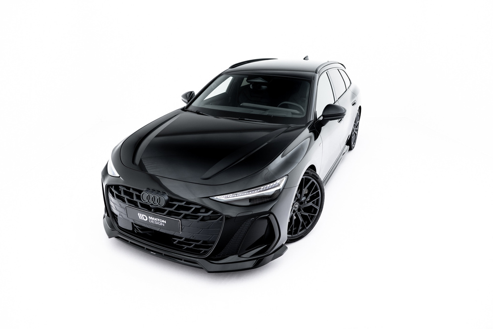 Maxton Design Audi A6 Front Lip v1 - Gloss (C9 S-Line 2025+) 3 Maxton Design Audi A6 Front Lip v1 - Gloss (C9 S-Line 2025+) - Image 3