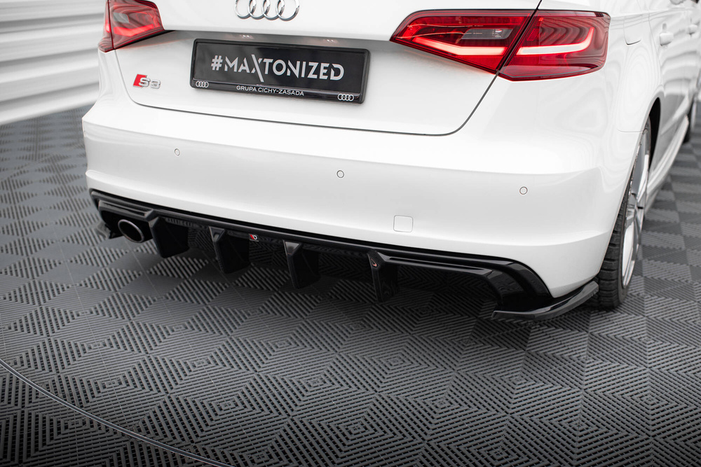 Maxton Design Audi A3 Diffuser - Single Left Gloss (Hatchback S-Line 2013-2016) 2 Maxton Design Audi A3 Diffuser - Single Left Gloss (Hatchback S-Line 2013-2016) - Image 2