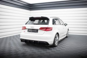 Maxton Design Audi A3 Diffuser - Single Left Gloss (Hatchback S-Line 2013-2016)