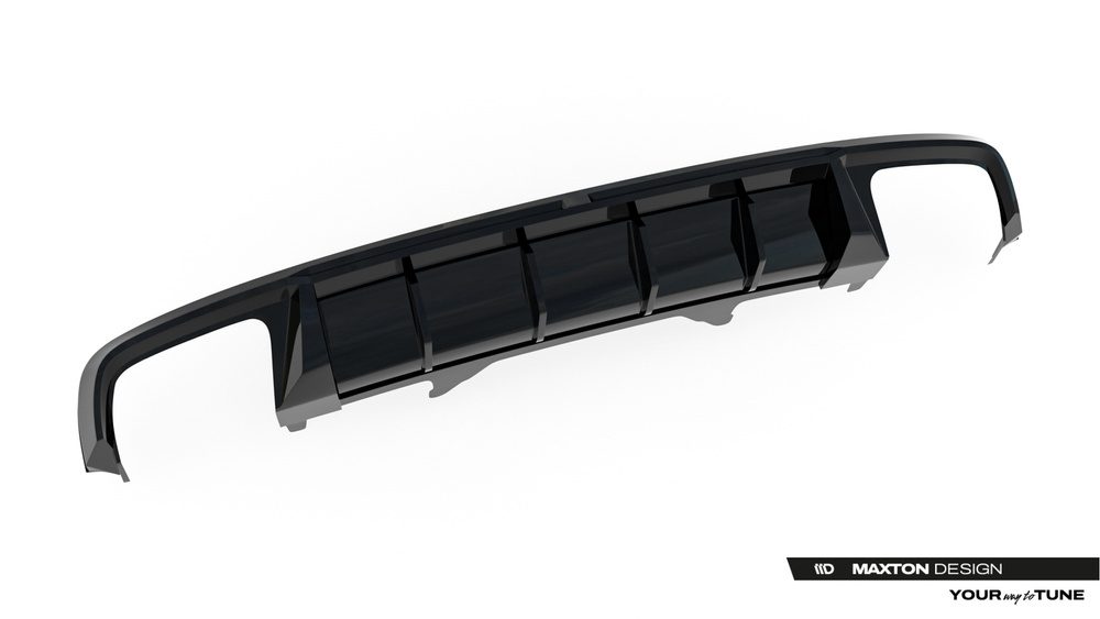 Maxton Design Audi A4 B9 Rear Diffuser - Quad Gloss Left & Right Exit (S-Line 2015-2019) 7 Maxton Design Audi A4 B9 Rear Diffuser - Quad Gloss Left & Right Exit (S-Line 2015-2019) - Image 7