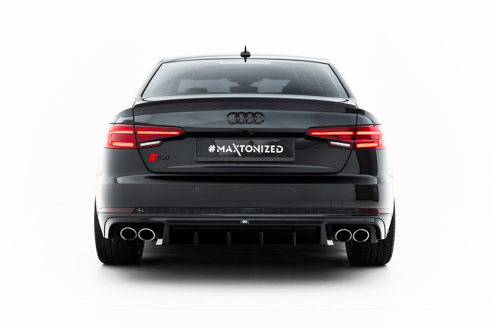 Maxton Design Audi A4 B9 Rear Diffuser - Quad Gloss Left & Right Exit (S-Line 2015-2019) 5 Maxton Design Audi A4 B9 Rear Diffuser - Quad Gloss Left & Right Exit (S-Line 2015-2019) - Image 5