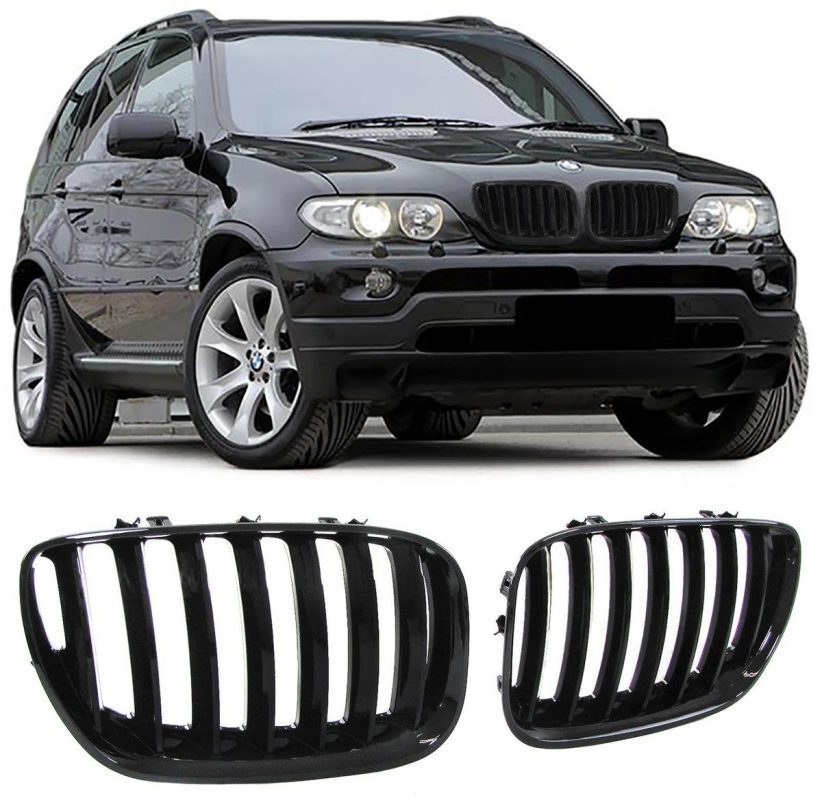BMW X5 Black Grilles (E53 2003-2007) 1 BMW X5 Black Grilles (E53 2003-2007)