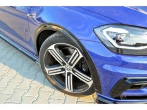 R-Style Wheel Arches Gloss Black - Volkswagen Golf MK7 / M7.5 2012-2020 6 VW Golf 7 R Style Arches - Gloss Black (2012-2019)