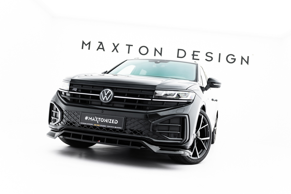Maxton Design VW Touareg R-Line Front Splitter - Gloss (Mk3.5 2023+) 1 Maxton Design VW Touareg R-Line Front Splitter - Gloss (Mk3.5 2023+)