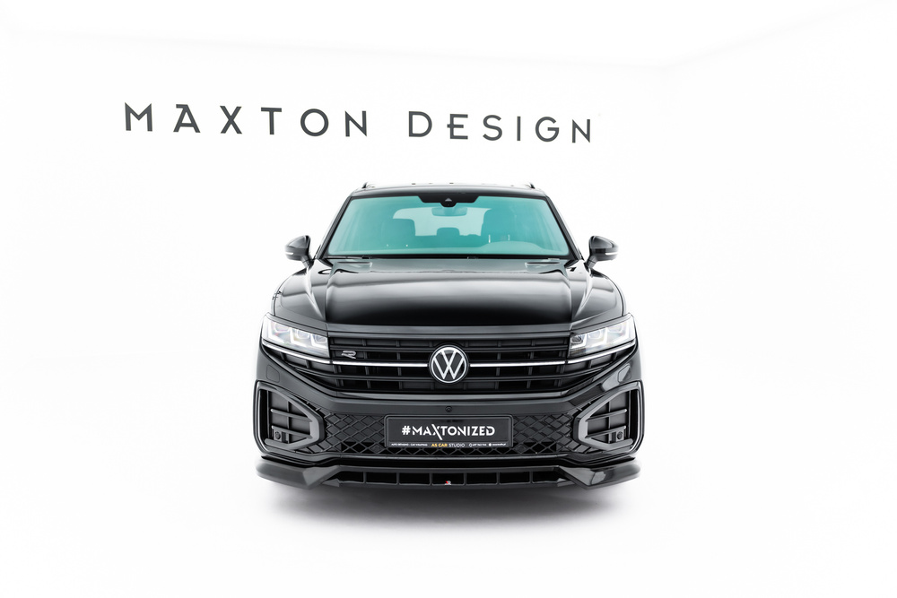 Maxton Design VW Touareg R-Line Front Splitter - Gloss (Mk3.5 2023+) 5 Maxton Design VW Touareg R-Line Front Splitter - Gloss (Mk3.5 2023+) - Image 5