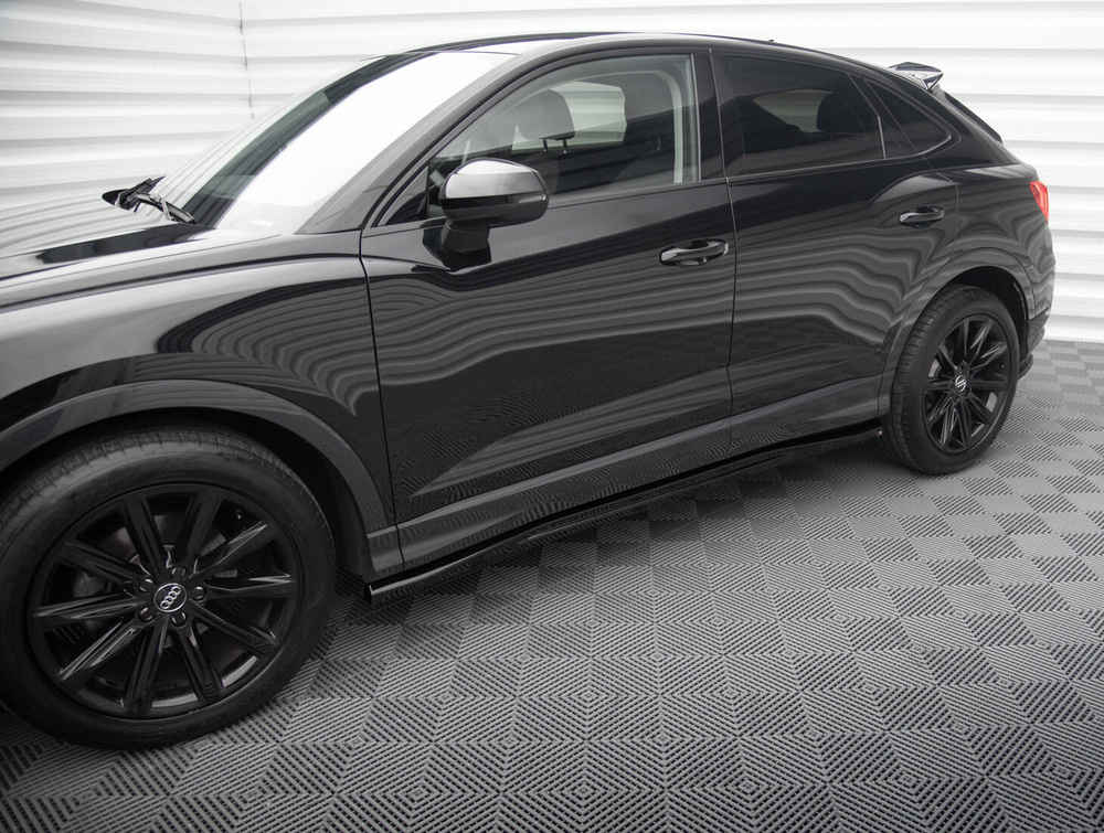 Maxton Design Audi Q3 Side Skirt Extensions - Gloss (F3 Sportback 2018-2025) 1 Maxton Design Audi Q3 Side Skirt Extensions - Gloss (F3 Sportback 2018-2025)