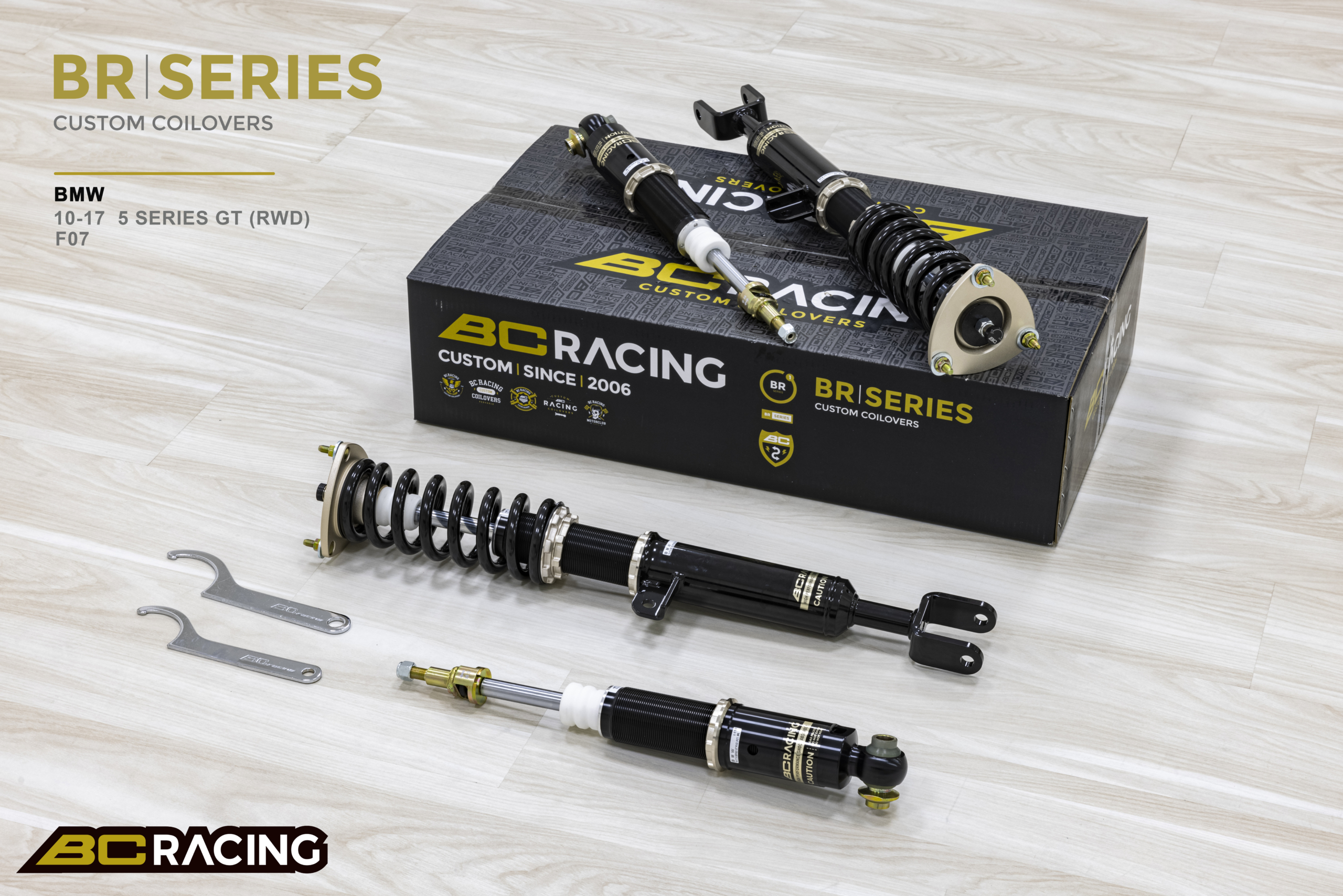 BC Racing - BMW 5 Series Coilover GT RWD F07 (10-17) 10/Xkg.mm 1 BC Racing - BMW 5 Series Coilover GT RWD F07 (10-17) 10/Xkg.mm
