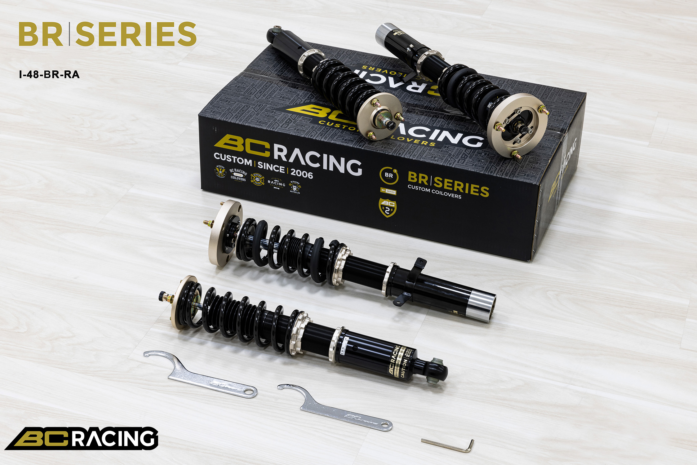 BC Racing - BMW 3 Series Coilover E21 (strut 45mm) (75-81) 6/5kg.mm 1 BC Racing - BMW 3 Series Coilover E21 (strut 45mm) (75-81) 6/5kg.mm