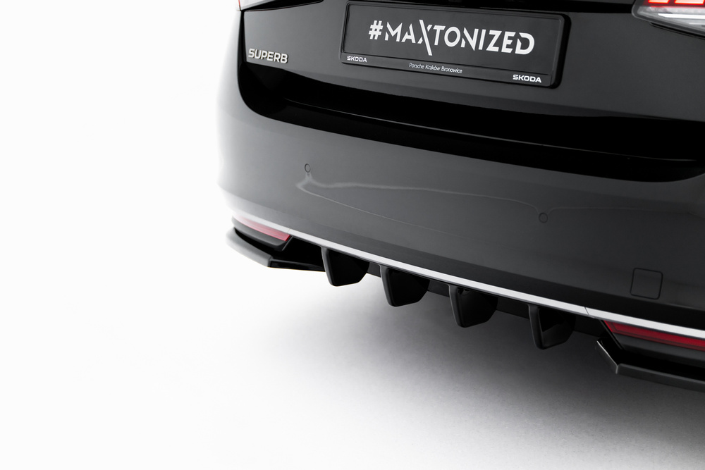 Maxton Design Skoda Superb Diffuser - Gloss (Mk4 2024+) 3 Maxton Design Skoda Superb Diffuser - Gloss (Mk4 2024+) - Image 3