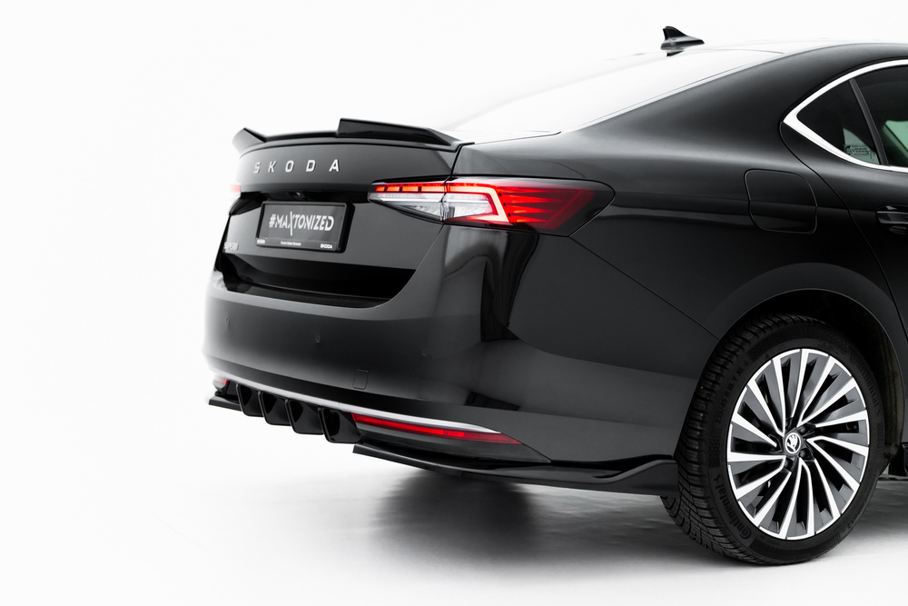 Maxton Design Skoda Superb Diffuser - Gloss (Mk4 2024+) 2 Maxton Design Skoda Superb Diffuser - Gloss (Mk4 2024+) - Image 2