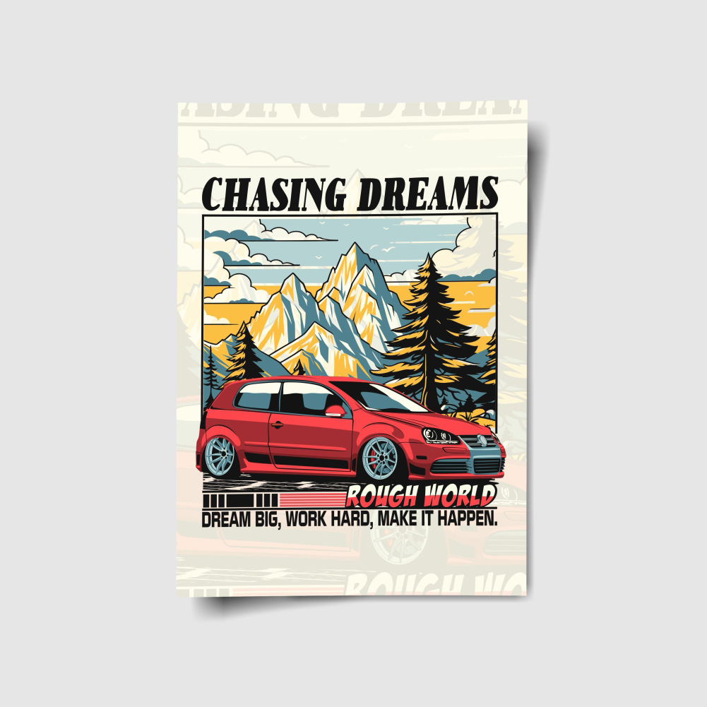 Revoke Chasing Dream Golf MK5 R32 Poster 1 Revoke Chasing Dream Golf MK5 R32 Poster