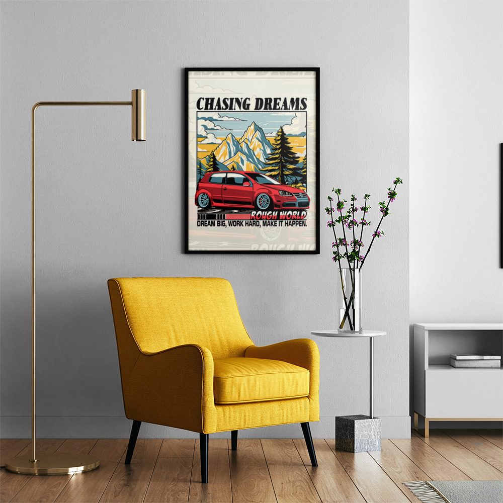 Revoke Chasing Dream Golf MK5 R32 Poster 4 Revoke Chasing Dream Golf MK5 R32 Poster - Image 4