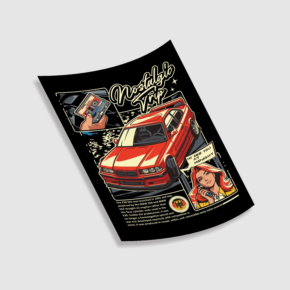Revoke E36 Nostalgic Trip Poster 2 Revoke E36 Nostalgic Trip Poster - Image 2