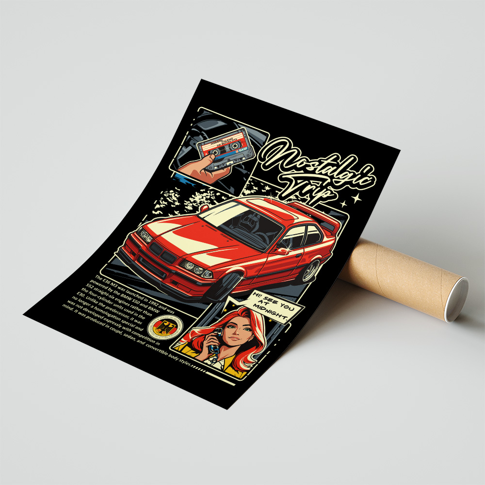 Revoke E36 Nostalgic Trip Poster 3 Revoke E36 Nostalgic Trip Poster - Image 3