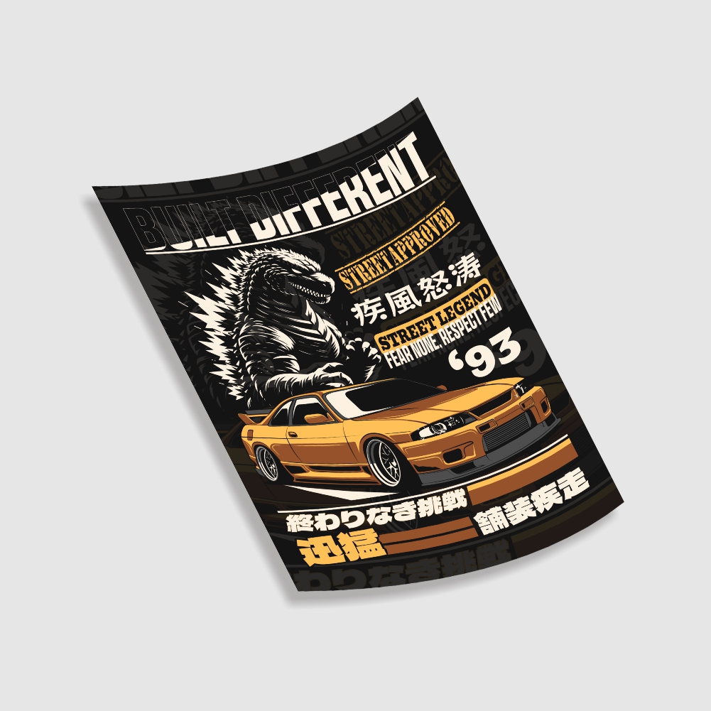 Revoke Built Different Godzilla R33 Poster 2 Revoke Built Different Godzilla R33 Poster - Image 2