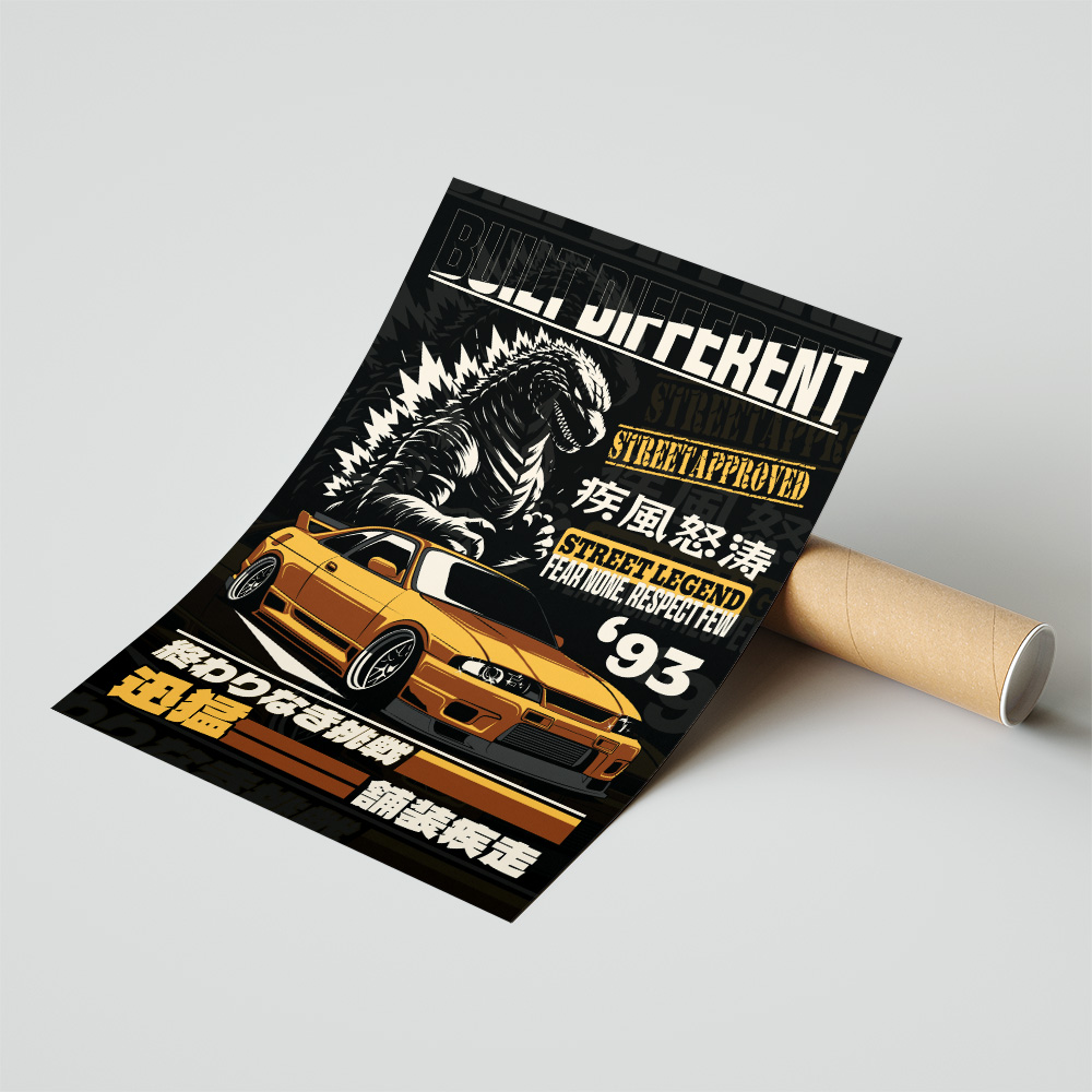Revoke Built Different Godzilla R33 Poster 3 Revoke Built Different Godzilla R33 Poster - Image 3