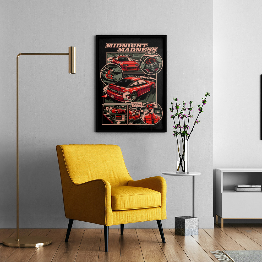Revoke Midnight Madness S13 Supra E36 Poster 4 Revoke Midnight Madness S13 Supra E36 Poster - Image 4