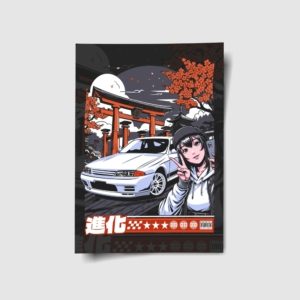 Revoke Skyline R32 Japan Poster