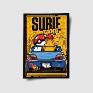 Revoke Subie Gang Pikachu Pokemon Poster