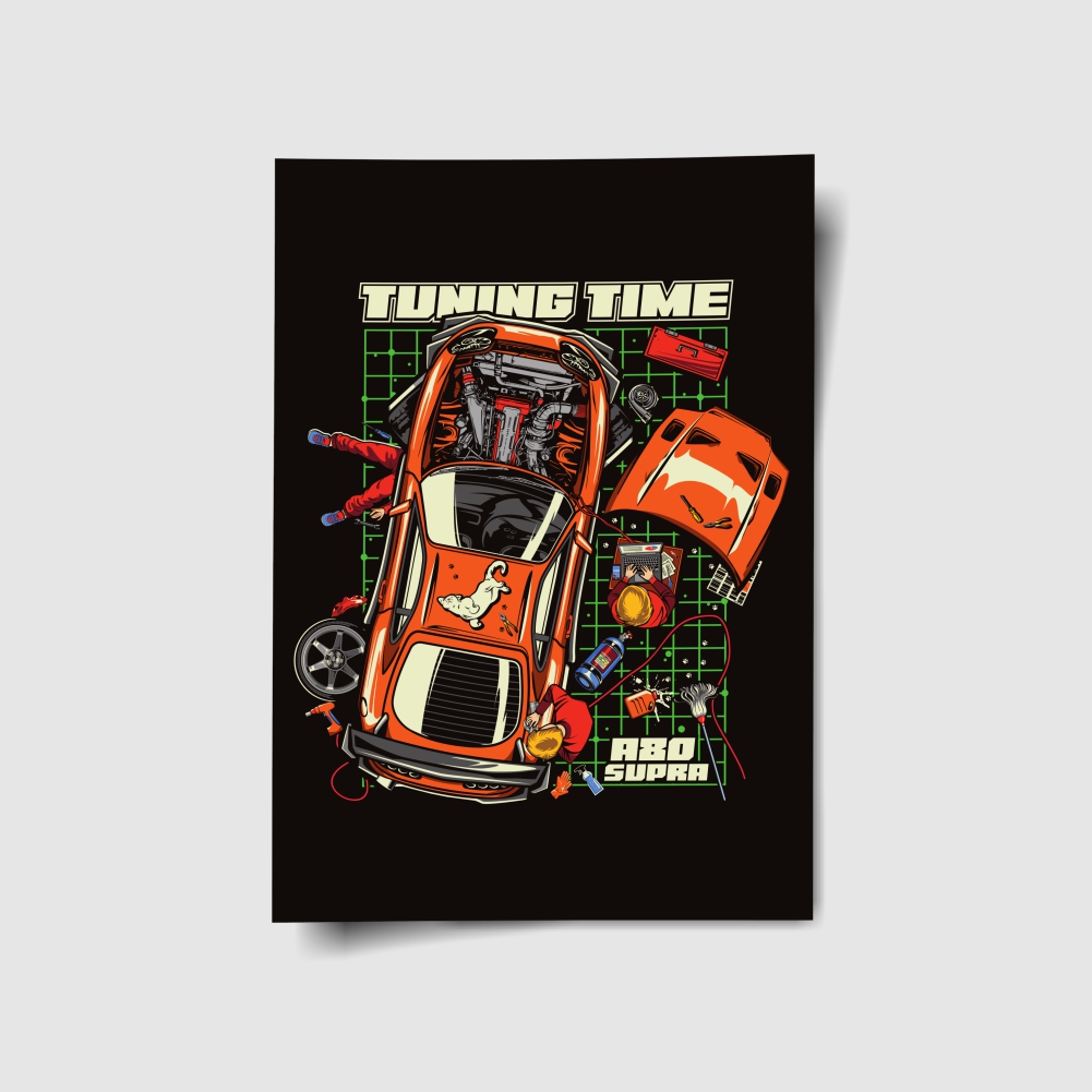 Revoke Tuning Time Supra MK4 Poster 1 Revoke Tuning Time Supra MK4 Poster