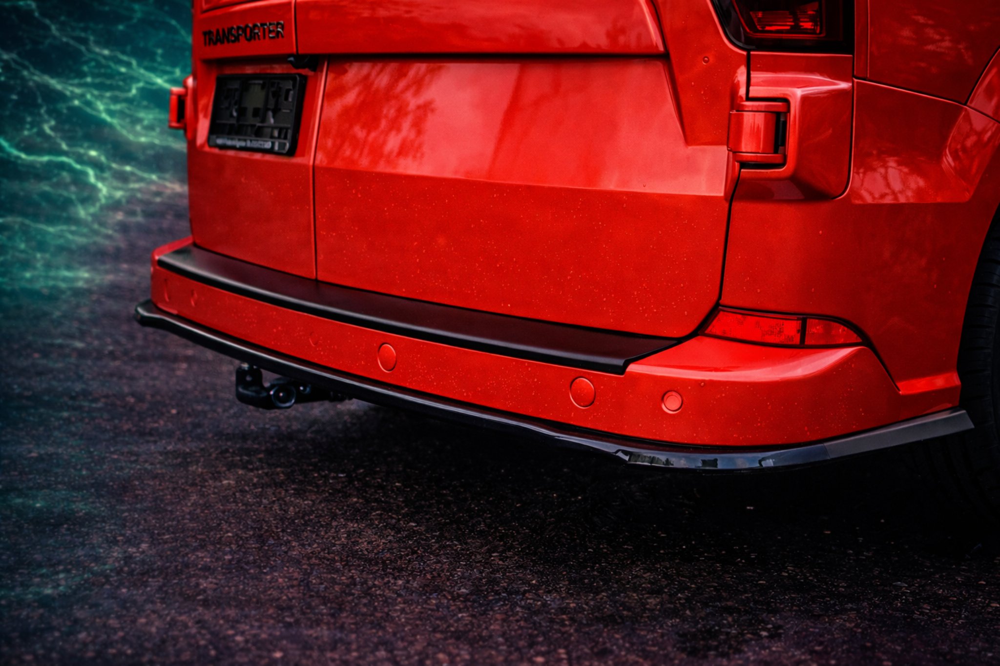 VW Transporter T7 Bumper Protector (2024+) - Matt Black 2 VW Transporter T7 Bumper Protector (2024+) - Matt Black - Image 2