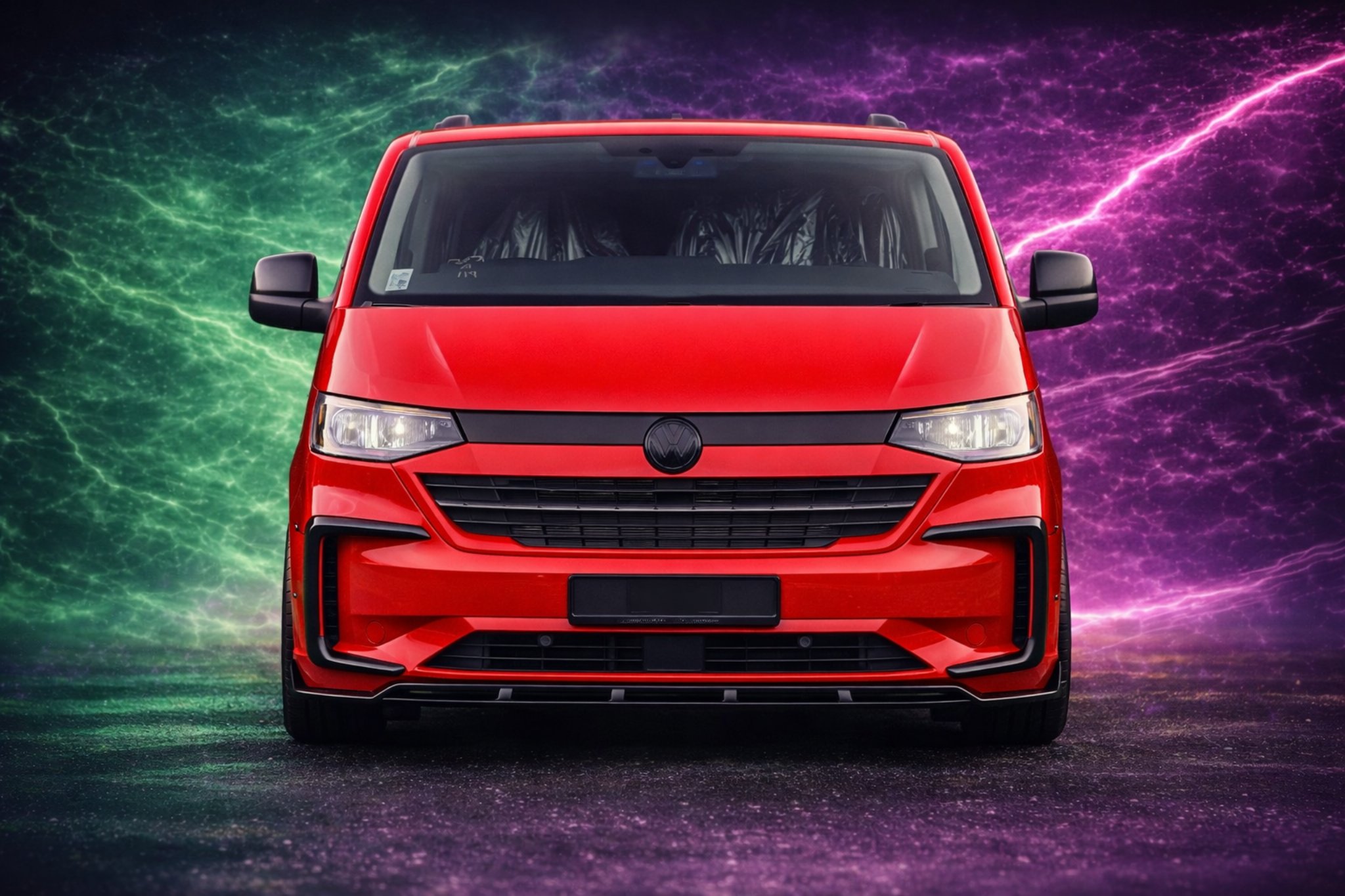 Auto-Styles VW Transporter T7 Splitter - Gloss Black (2024+) 3 Auto-Styles VW Transporter T7 Splitter - Gloss Black (2024+) - Image 3
