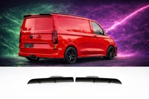 Ford Transit Custom Spoiler - Auto-Styles Twin Door Gloss Black (Mk2 2023+) / Transporter T7 Spoiler (2024+)