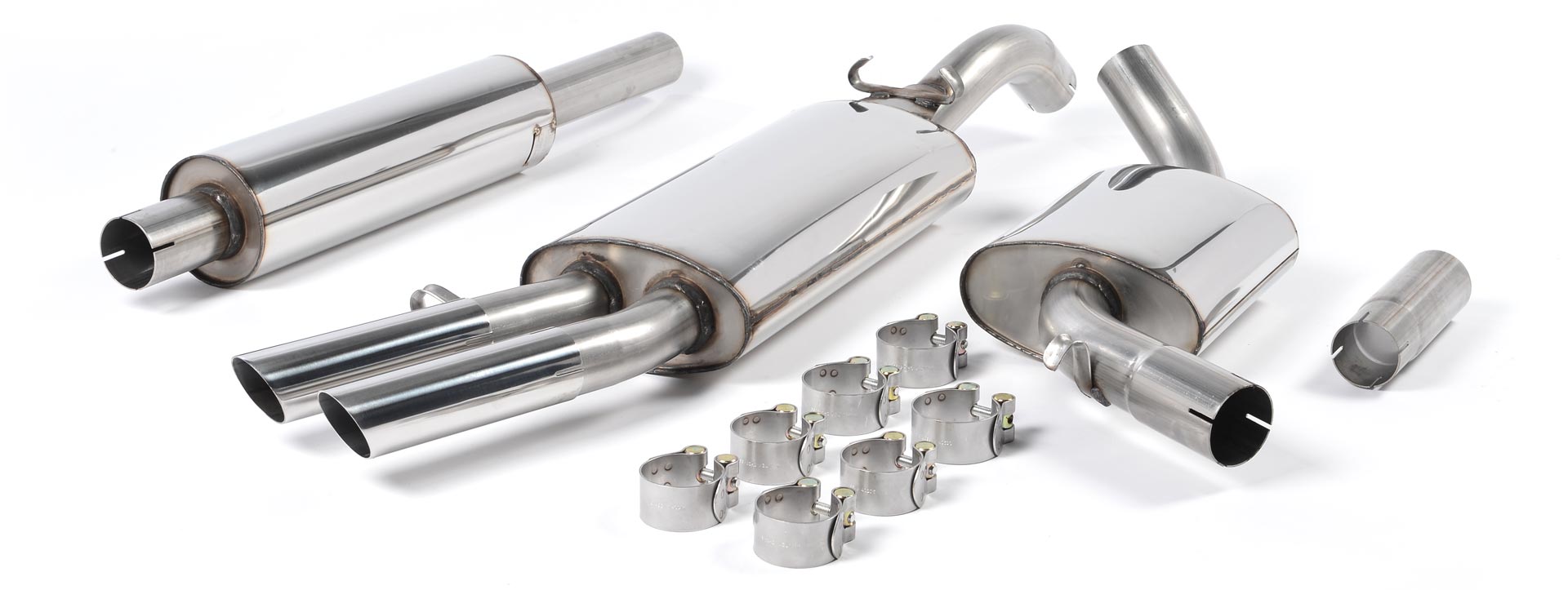MILLTEK - Sport Exhaust System - VW Golf GTI Mk2 8V (1984-1992) 1 MILLTEK - Sport Exhaust System - VW Golf GTI Mk2 8V (1984-1992)