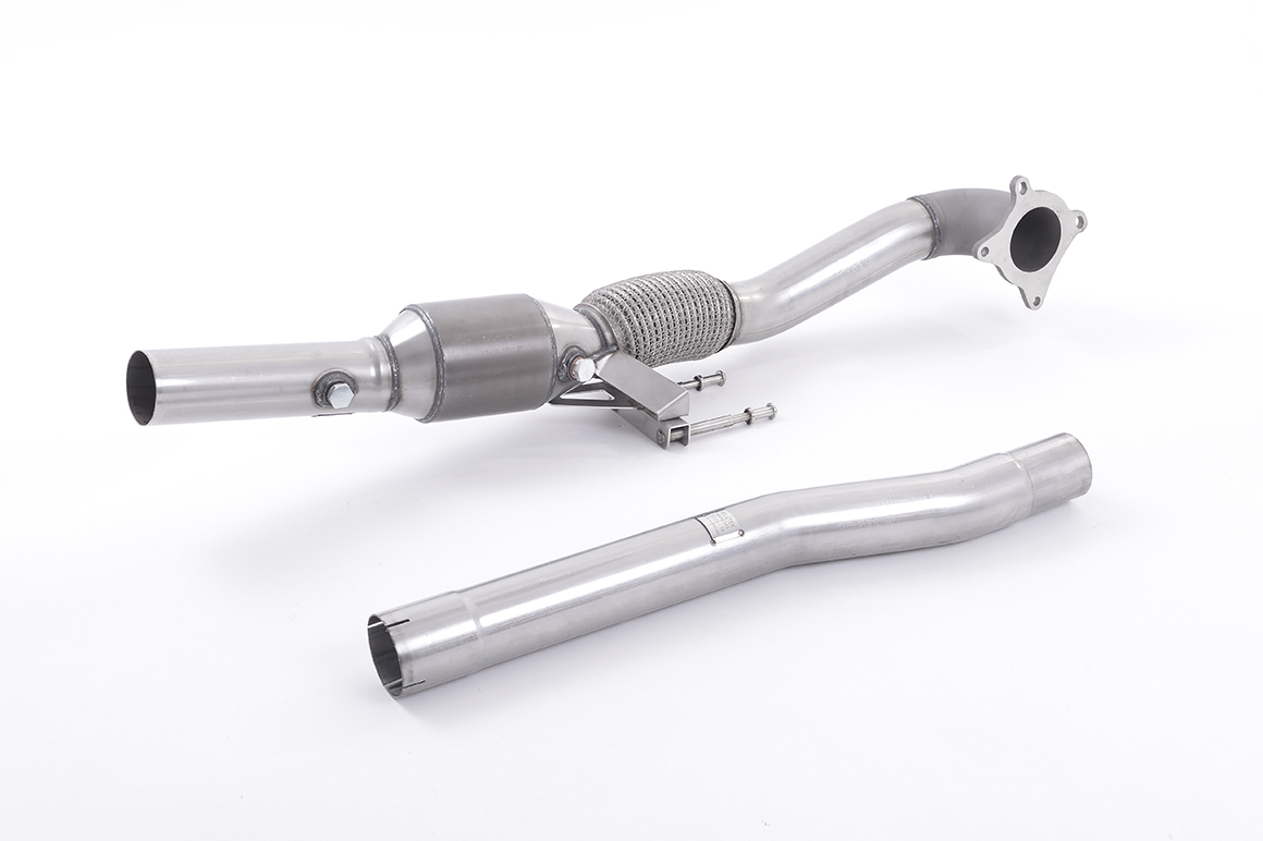 MILLTEK - Sport Downpipe & Sports Cat - Audi A3 8P 08-12 (2008-2012) 1 Sports Cat - Audi A3