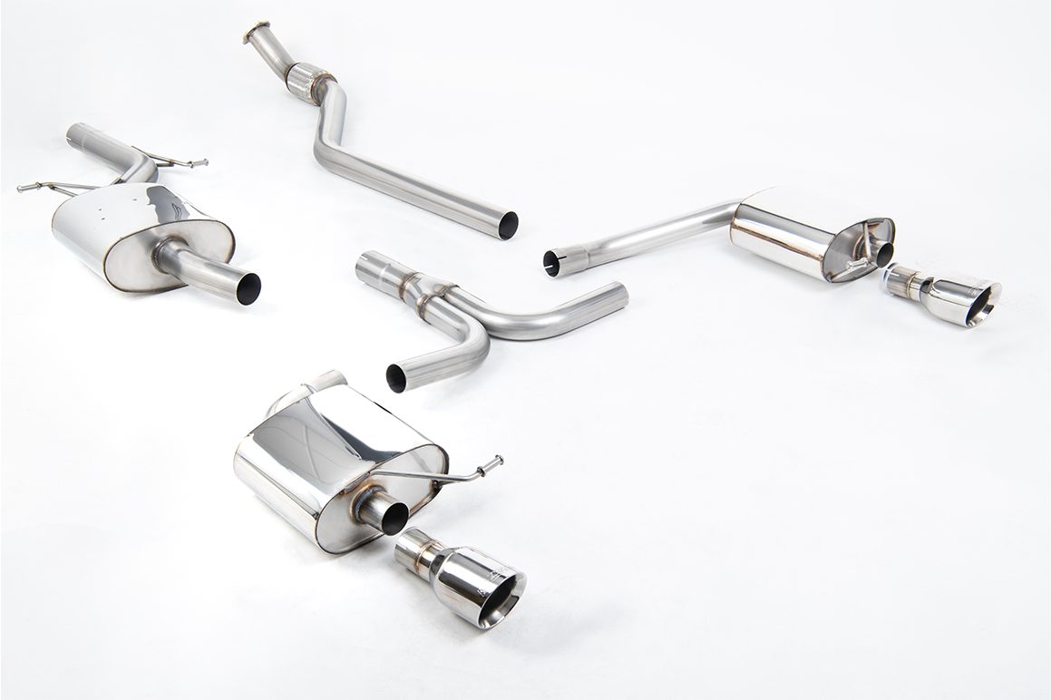 MILLTEK - Sport Exhaust System - Audi A4 S line B8 (2008-2011) 1 MILLTEK - Sport Exhaust System - Audi A4 S line B8 (2008-2011)