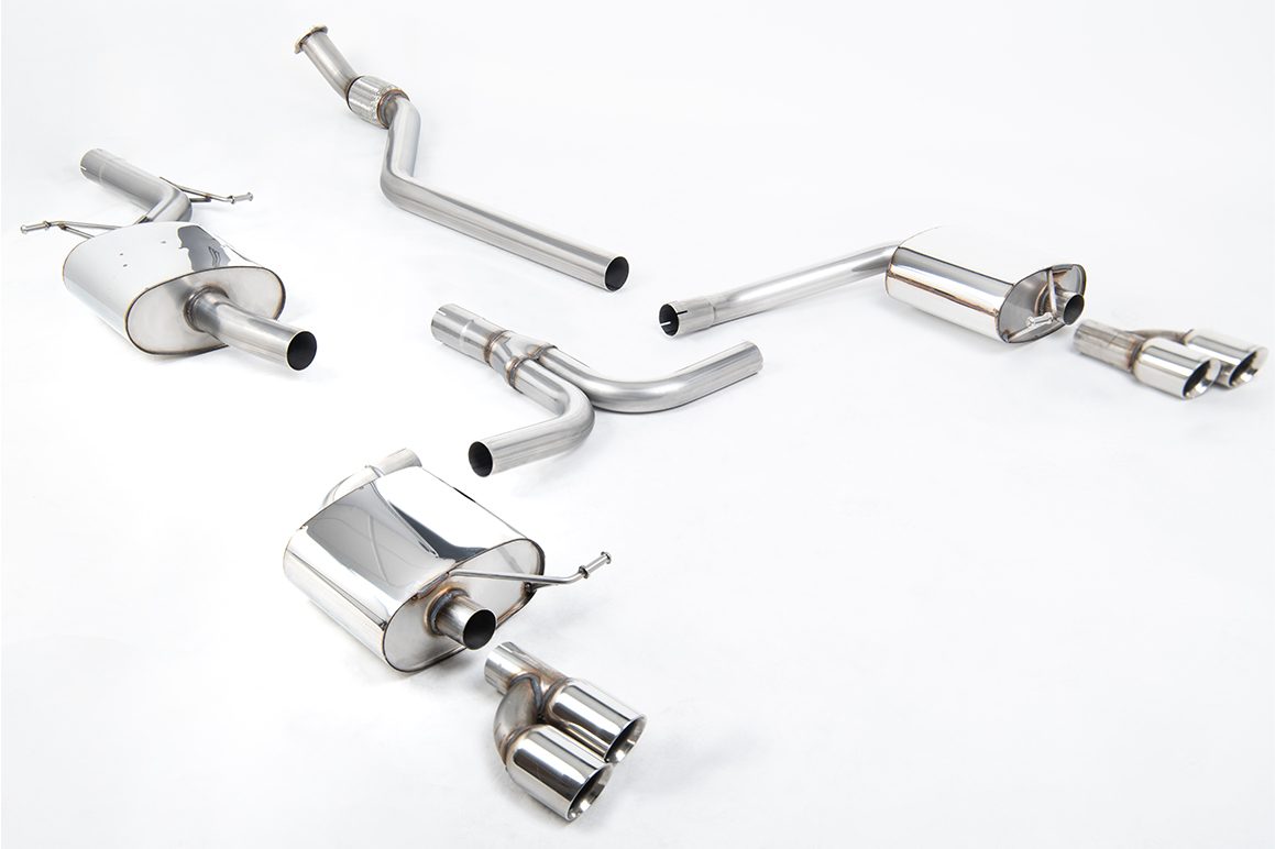 MILLTEK - Sport Exhaust System - Audi A4 S line B8 (2008-2011) 1 MILLTEK - Sport Exhaust System - Audi A4 S line B8 (2008-2011)